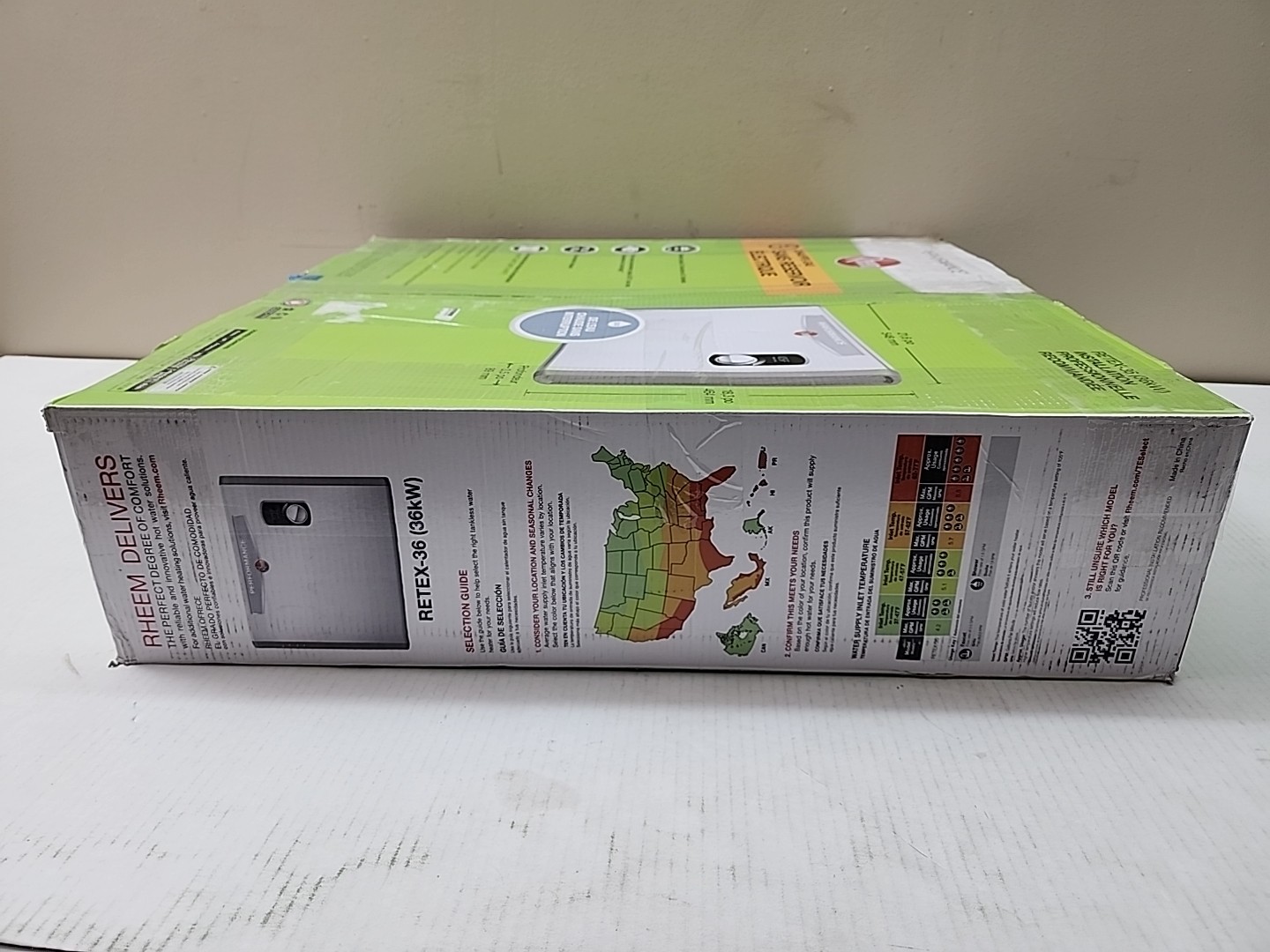 Rheem Performance 36 kW 240V Self-Modulating Electric Tankless Water Heater