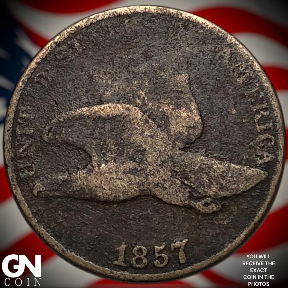 1857 Flying Eagle Cent Penny Z5735