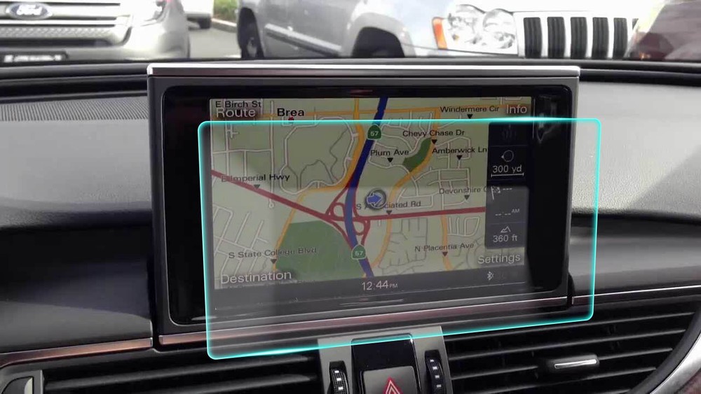 Crystal Clear Screen Protector for 2013 Audi A6 Vehicle Navigation