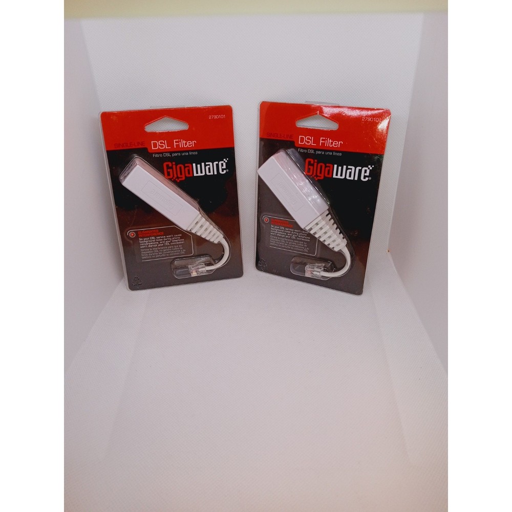 2 - Gigaware Single-Line DSL Filter #2790101