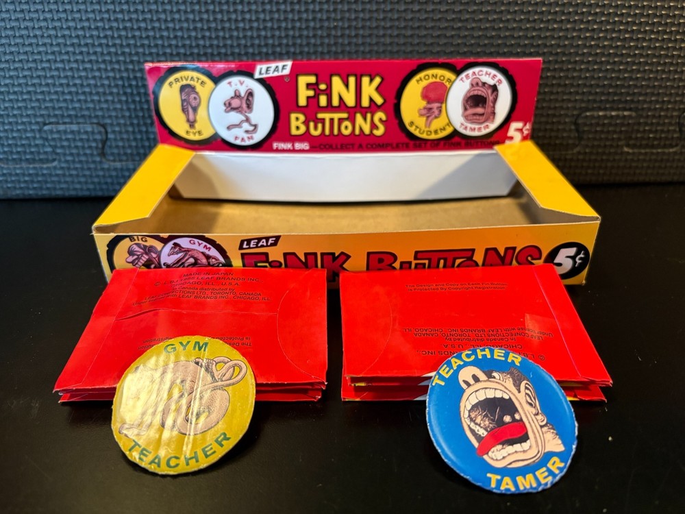 Fink Buttons - Empty custom design display box