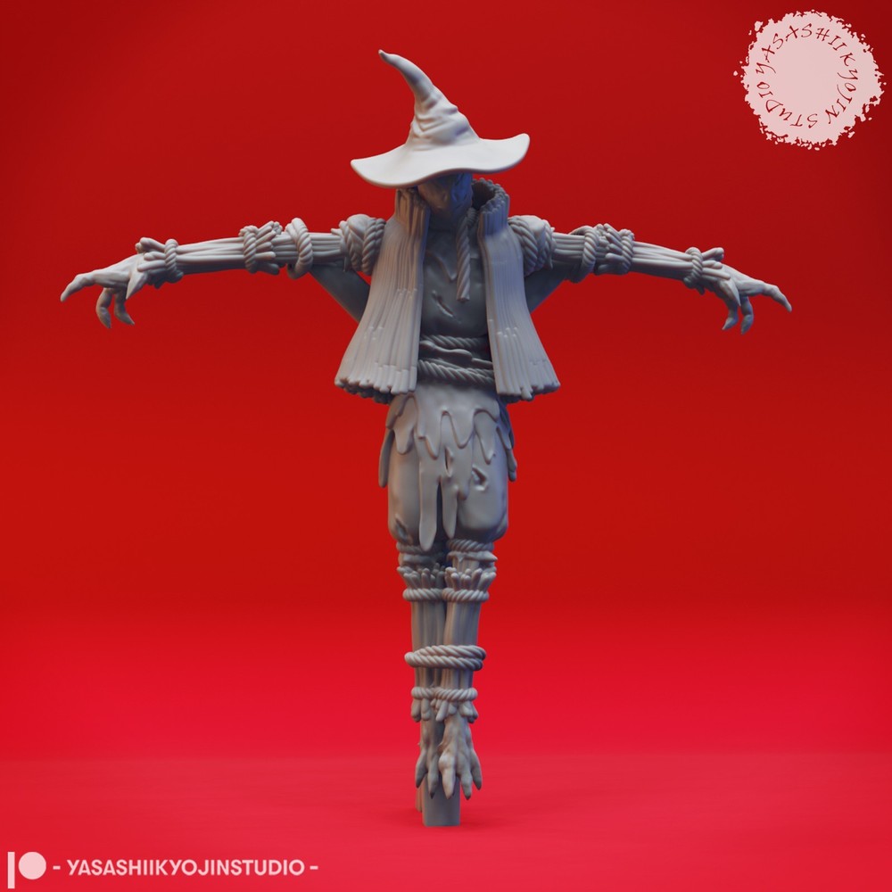 Scarecrow - 32/54mm Miniature for Tabletop RPGs (DnD, D&D, Pathfinder)