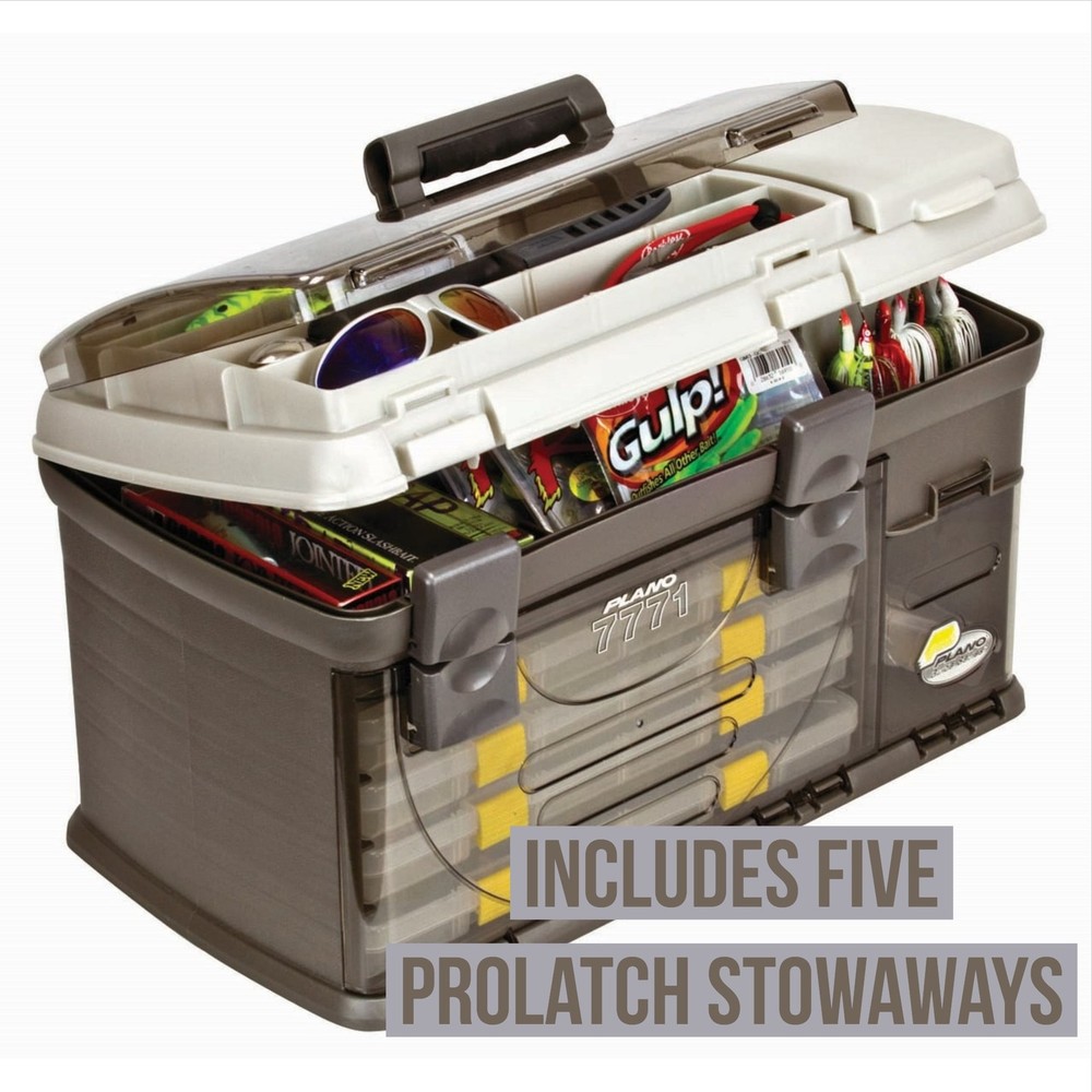 Fishing Guide Series Five Utility Pro System Tackle Box Graphite / Sandstone