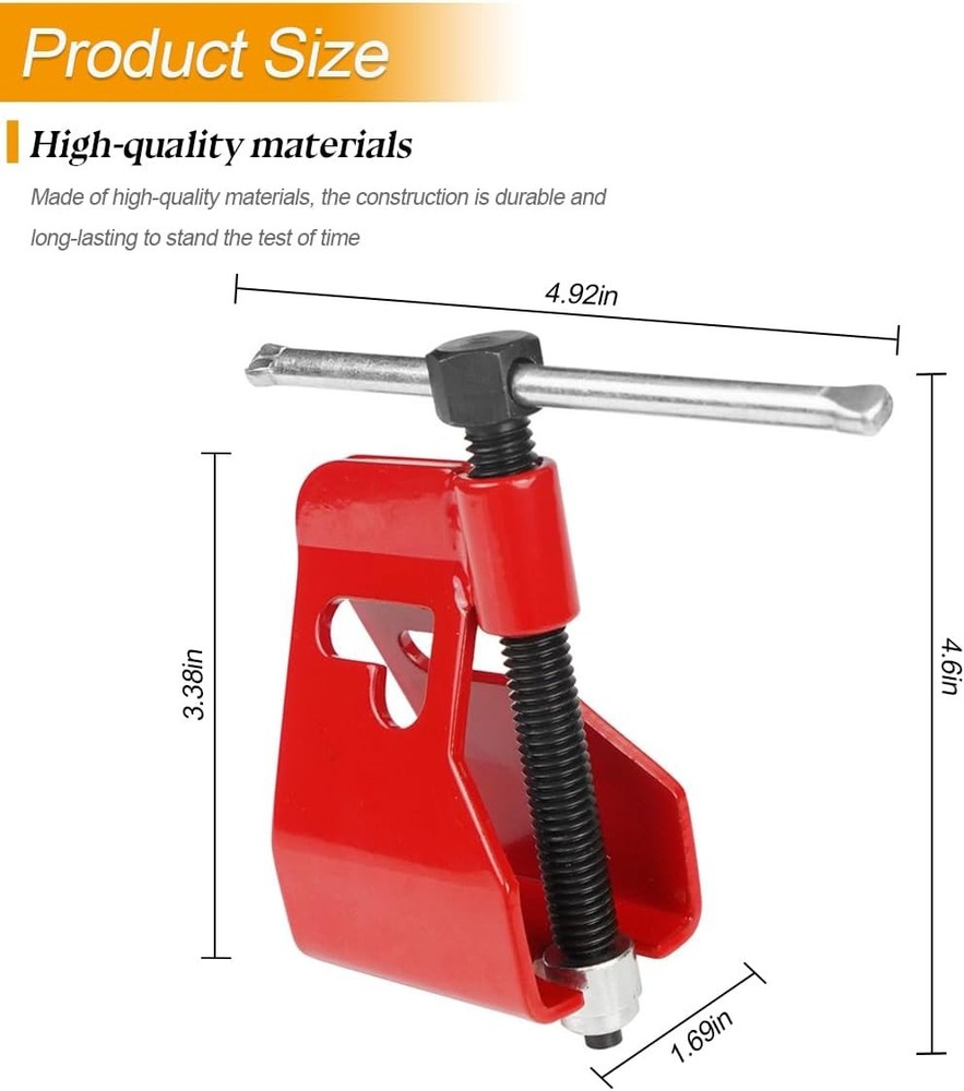 Compression Sleeve Puller Tool to Remove Ferrule & Nut of Pipe, 1/2" Ferrule Rem