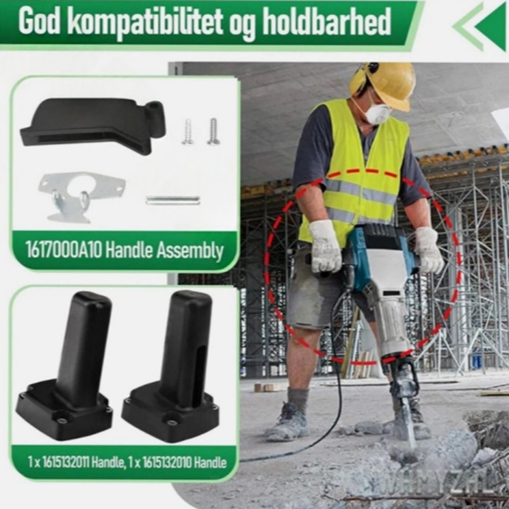 2Pcs Breaker Hammer Handle Reliable Protective Components Replacement Handle