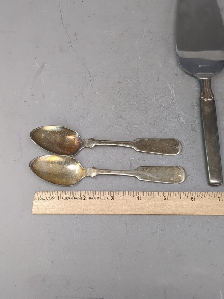 Vintage Rogers Bros Silverplate Flatware Lot Spoons Forks Pie Server Mixed