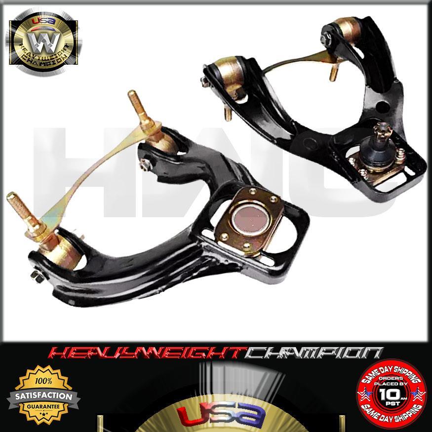 Pro Series Front Upper Camber Kit Solid Bushing For Civic Integra EG EJ DC Black