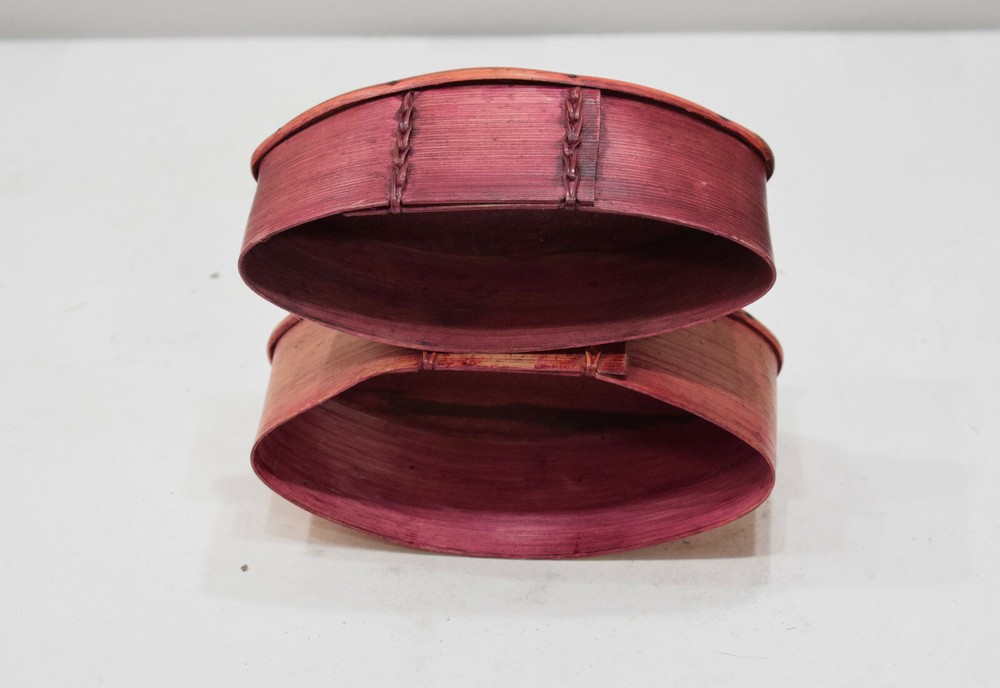Boxes Assorted Indonesian Bamboo Oval Boxes