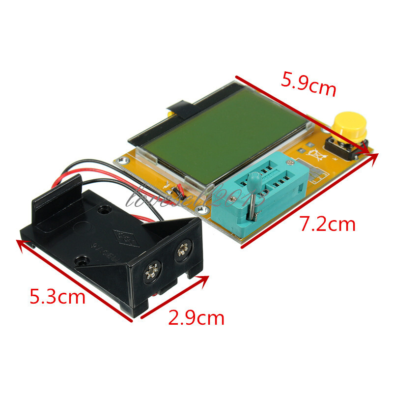 LCR-T4 Meter Transistor Tester Diode Triode Capacitance SCR Inductance M328