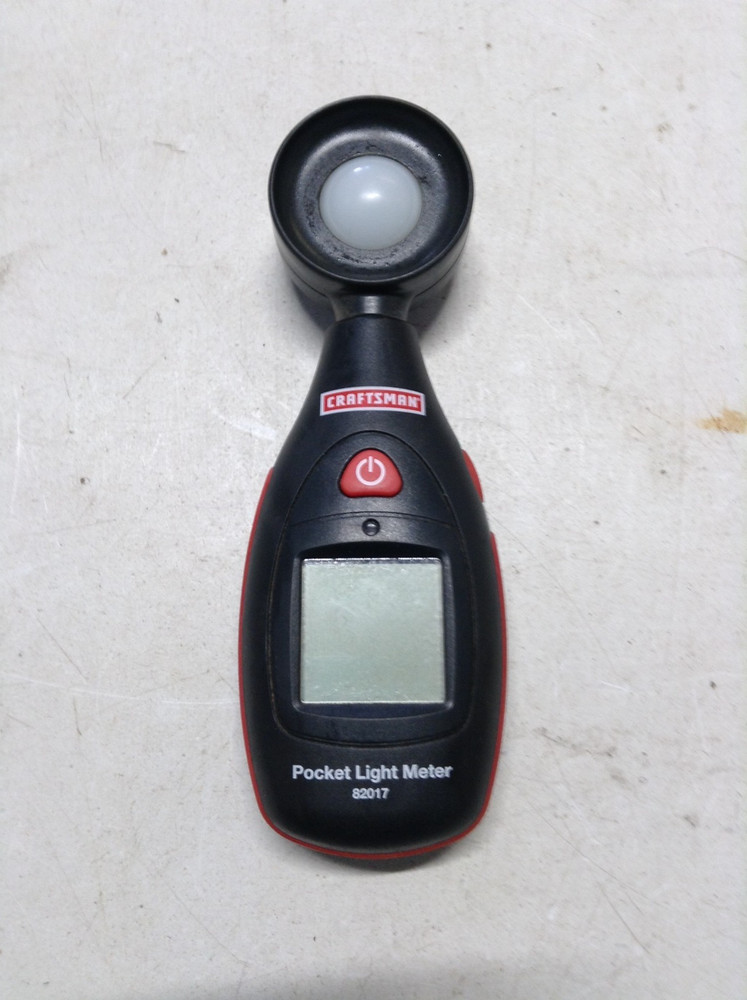 CRAFTSMAN POCKET LIGHT METER 82017 TESTED