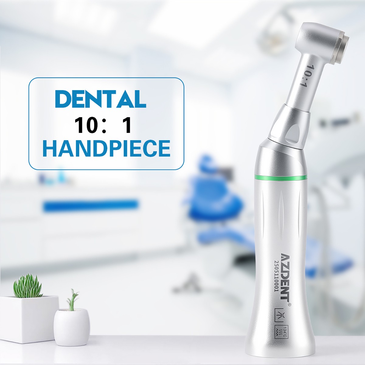 AZDENT Dental Endo Reciprocating Handpiece 10:1 Contra Angle /Endo Rotary Files