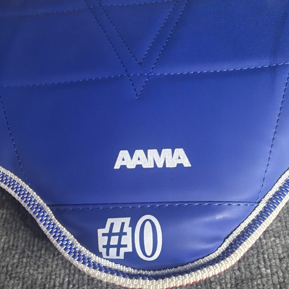 AAMA Solid Reversible Olympic Style Taekwondo Chest Guard Protector Size # 0