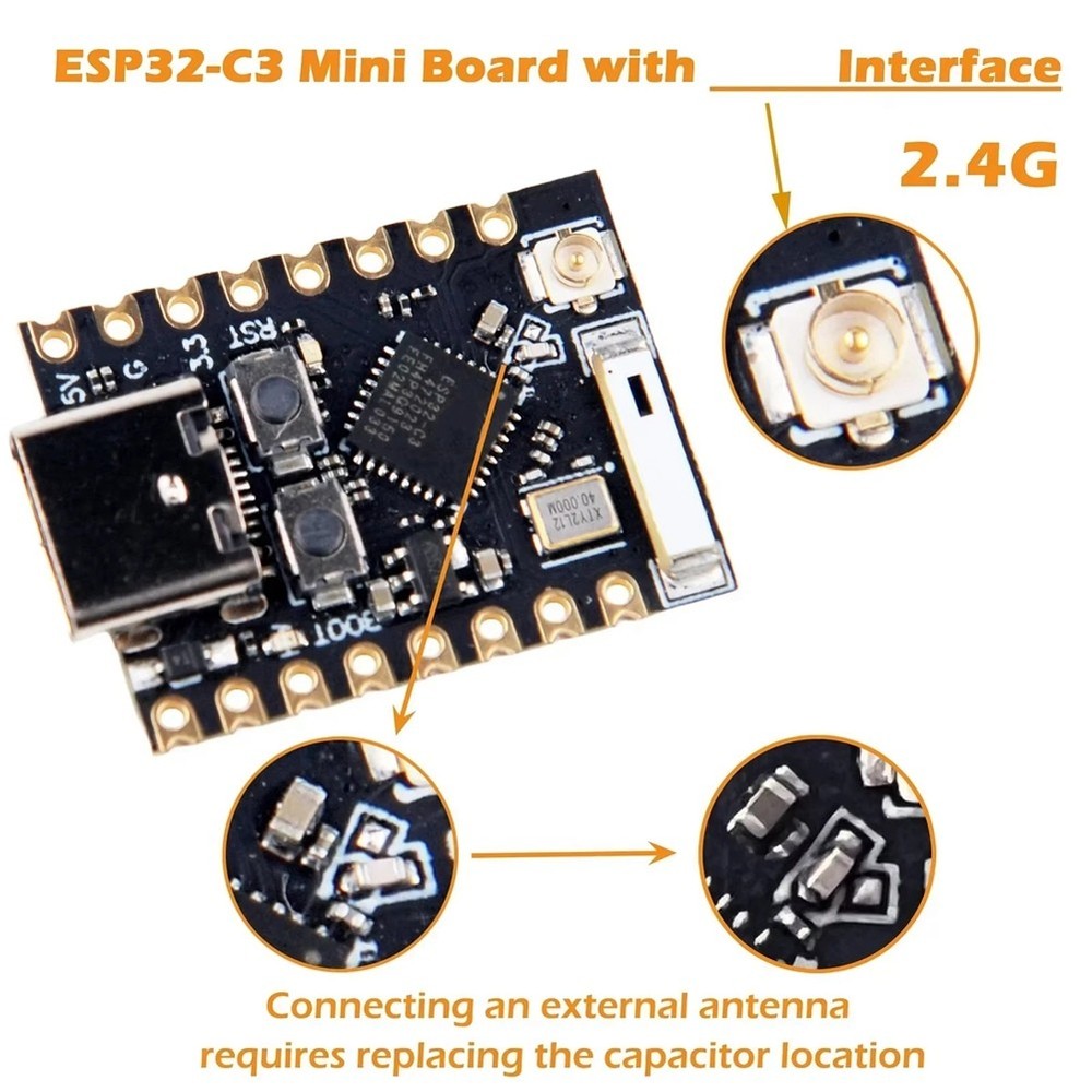 -C3 Development Board Wi-Fi+BT 2.4G WiFi with IP-EX Interface9315