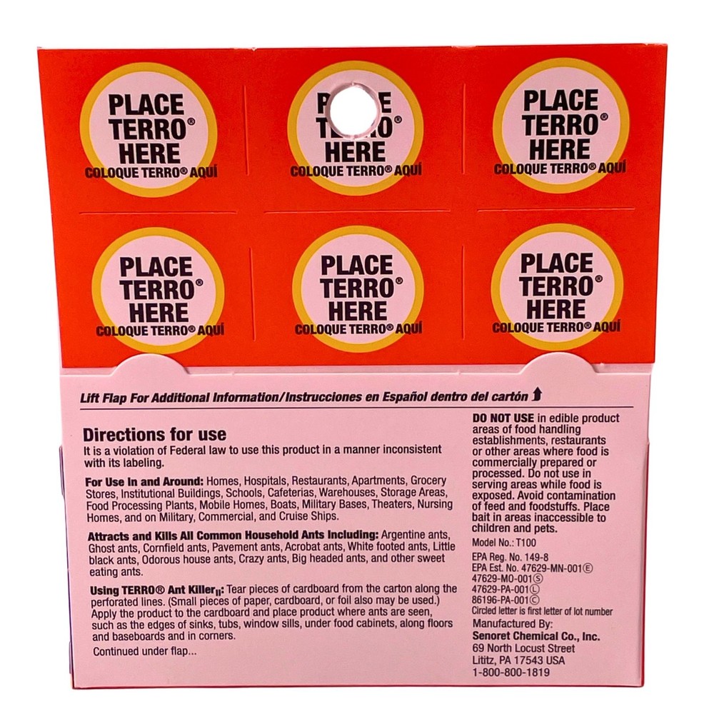 Terro Liquid Ant Killer 1.0 oz Indoor Pest Control 12 Pack Bundle