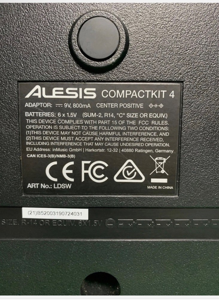 🆕 ALESIS COMPACT KIT 4 / 4 PAD PORTABLE TABLETOP DRUM KIT