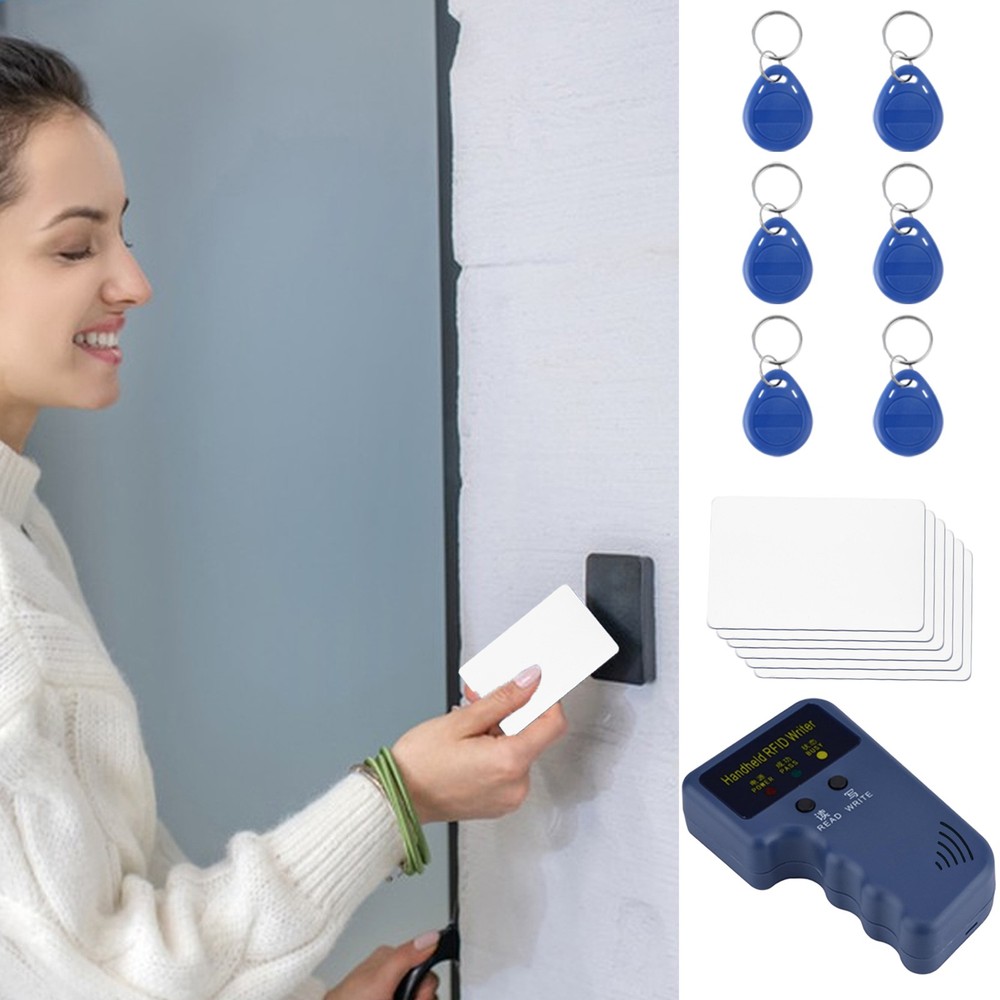 125KHz HANDHELD RFID FOB COPIER READER WRITER DUPLICATOR