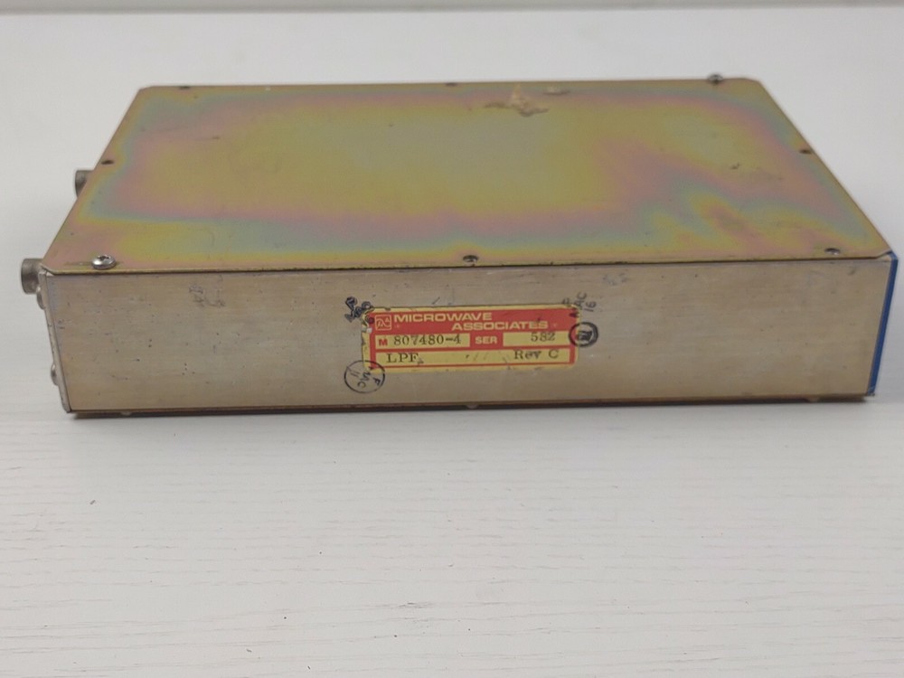 Microwave Associates Video LP Filter 807480-4
