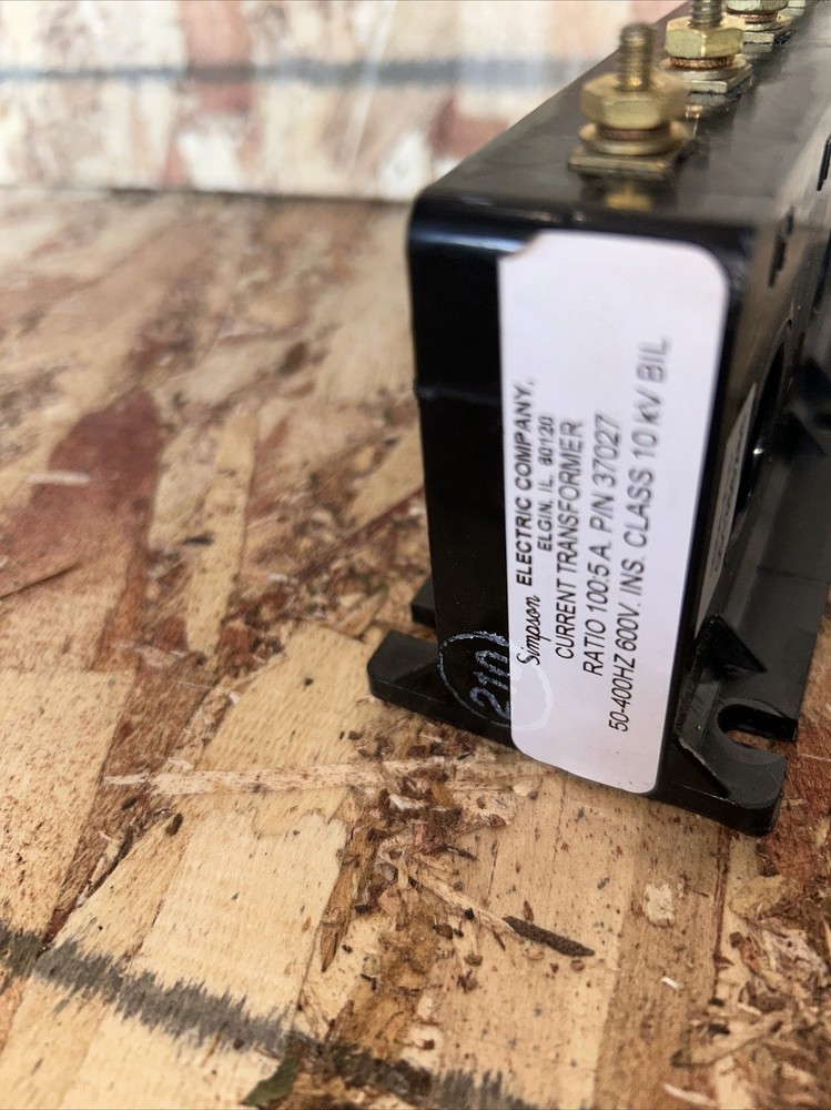 Simpson Electric Current Transformer 50-400HZ 600V