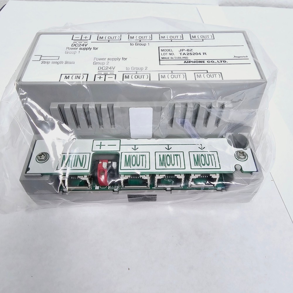 AIPHONE JP-8Z Distribution Adapter for Video Sub Master Stations NEW