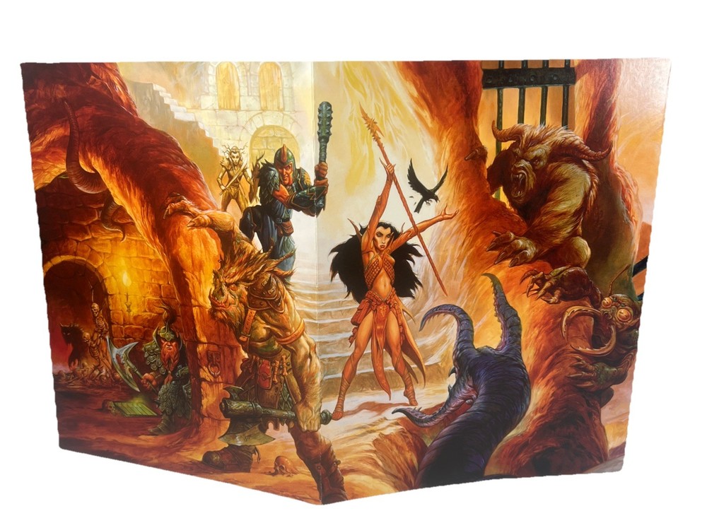 Dungeons & Dragons 3rd edition DUNGEON MASTER SCREEN 4-panel gm screen CM4241