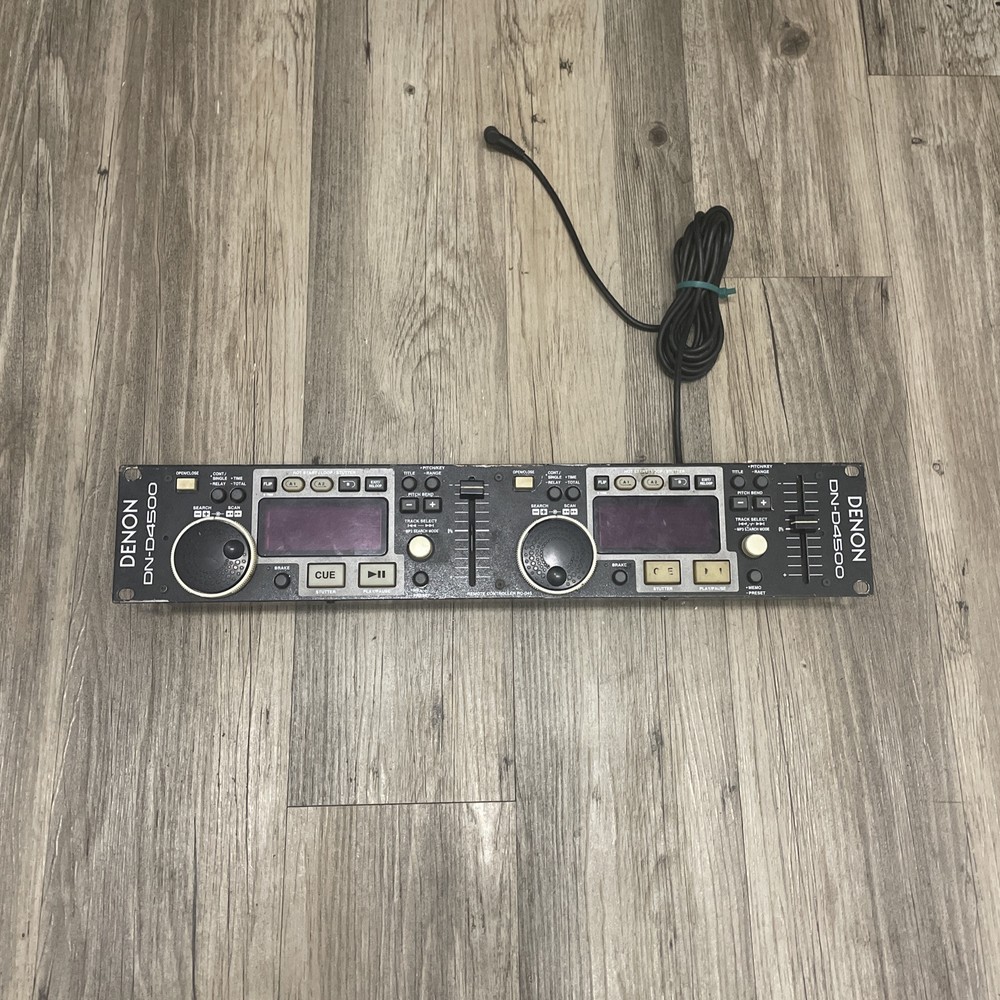 DENON DN-D4500 Professional CD Player (Remote Control + Cable Only) Tested
