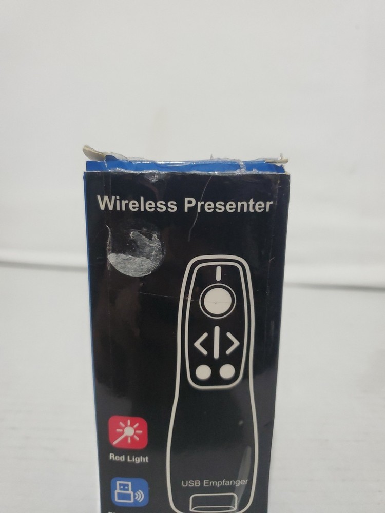 Wireless Presenter Presentation Clicker with Red Laser Pointer