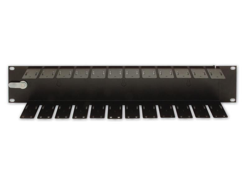 RDL STR-19A Rack Panel 12-Module Stick-On Series Cable Management
