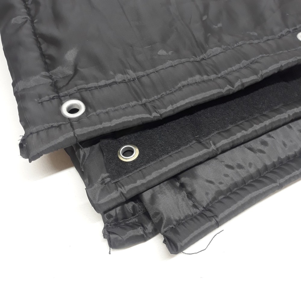 Fireplace Blocker Blanket Stops Fireplace Drafts Medium 45"Wx35"H Black