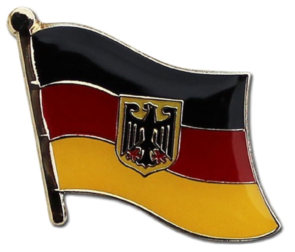 GERMANY WITH EAGLE LAPEL HAT FLAG PIN - NEW PREMIUM QUALITY