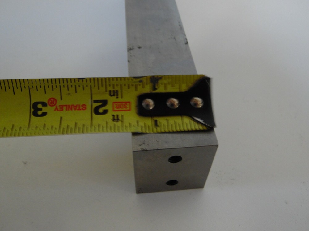 precision ground setup block tapped 1/4 -20 on the ends