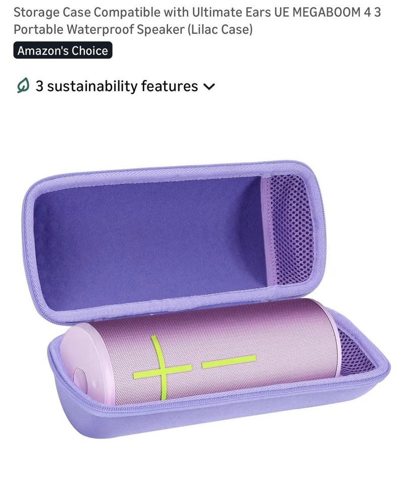 Lebakort Portable Speaker Carrying Case Protective Storage