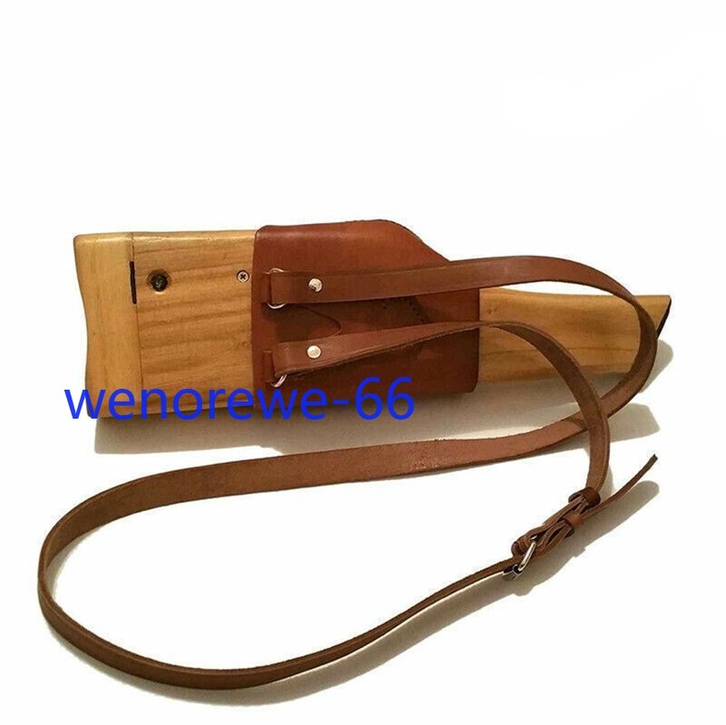 US Ship!!! German C96 Broomhandle Mauser Holster Diagonal Leather Shoulder Strap