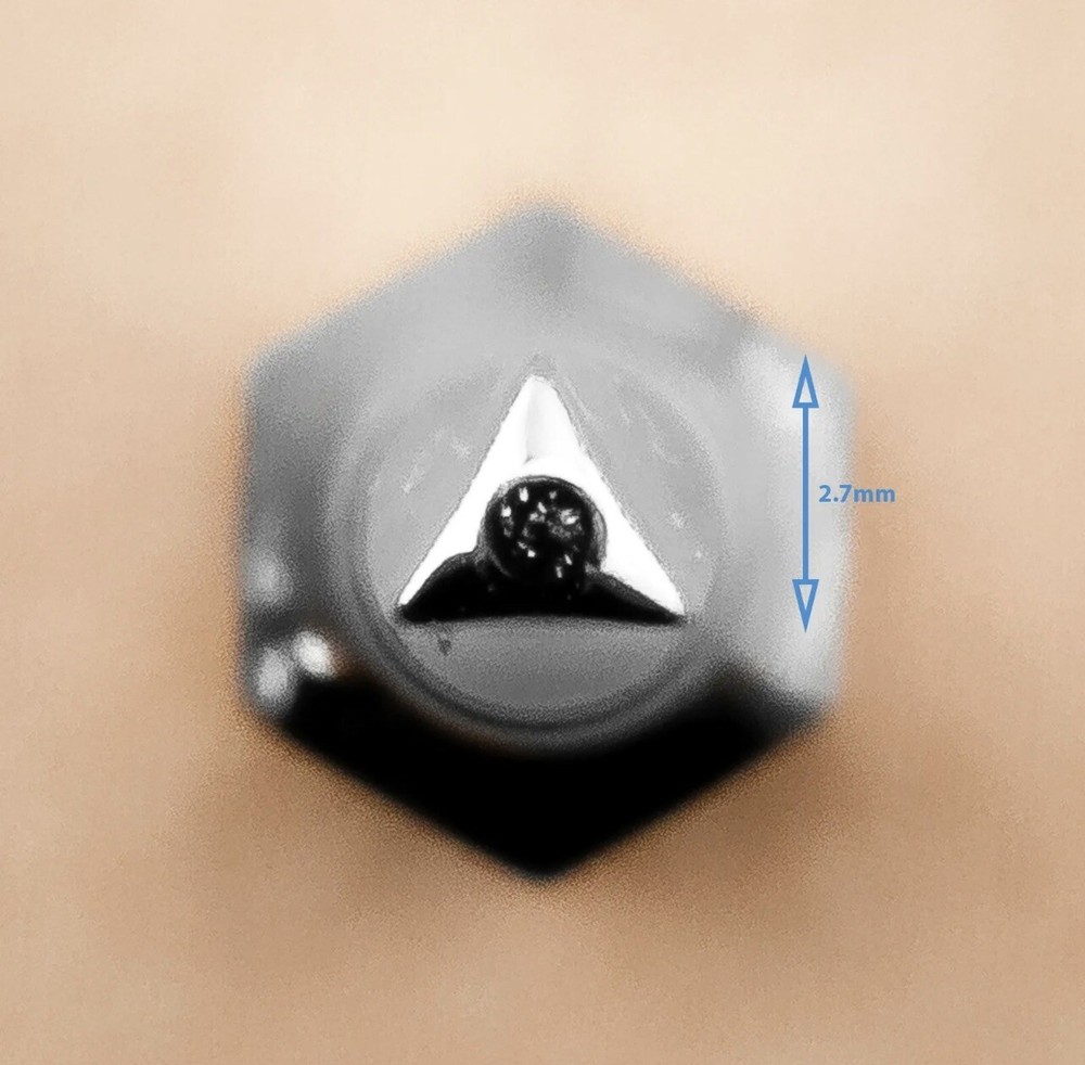 6PCS Triangle Head Security Screwdriver Tool Triangular for Bit Toys 1/4" 50mm U