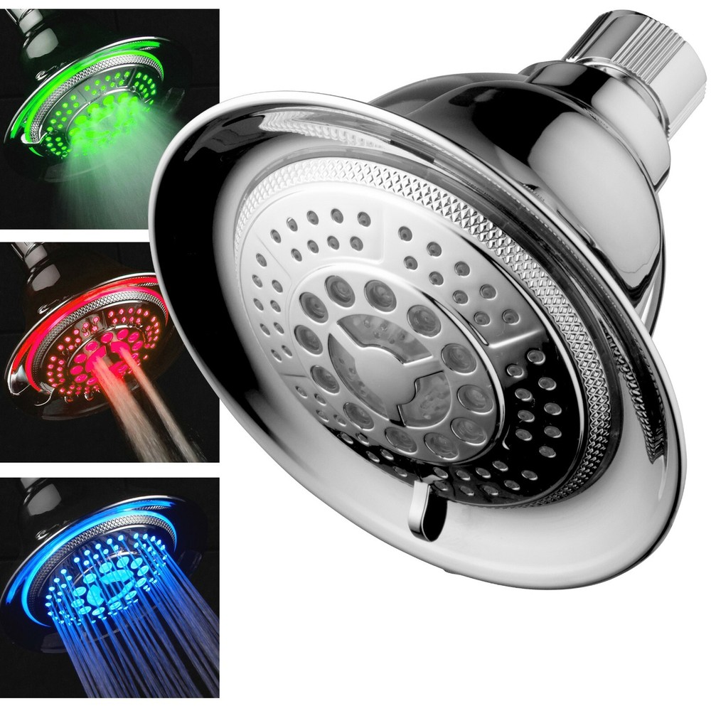 DreamSpa@ All- Chrome Temperature Controlled Color- Changing Led