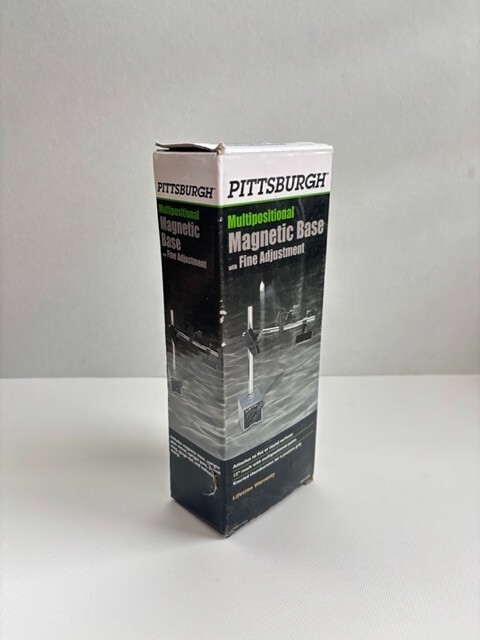 Pittsburgh Machinist's Dial Indicator and Multipositional Magnetic Base