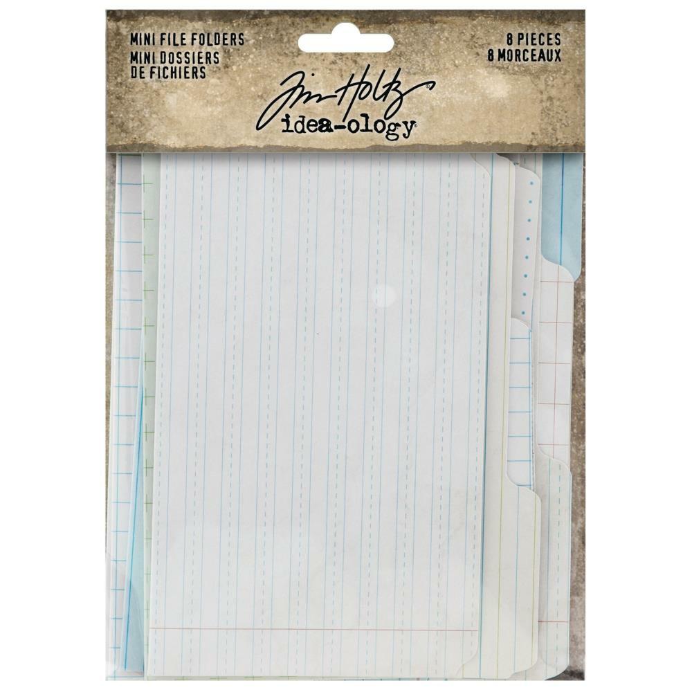 Tim Holtz ~ MINI FILE FOLDERS ~ Idea-ology