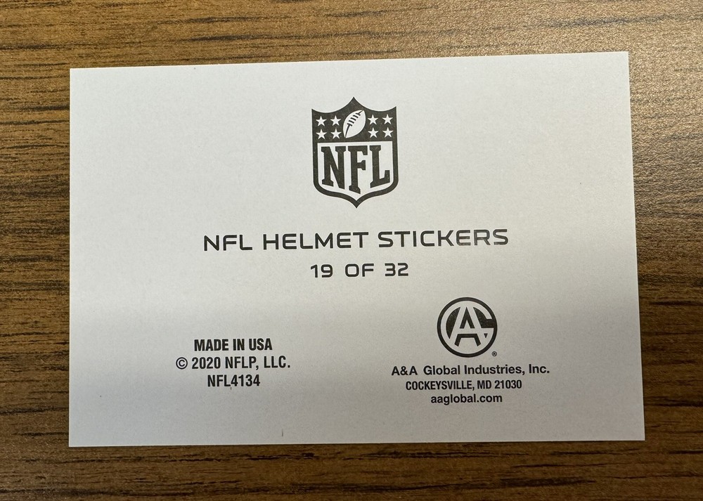 20 NEW Assorted NFL Vending Stickers