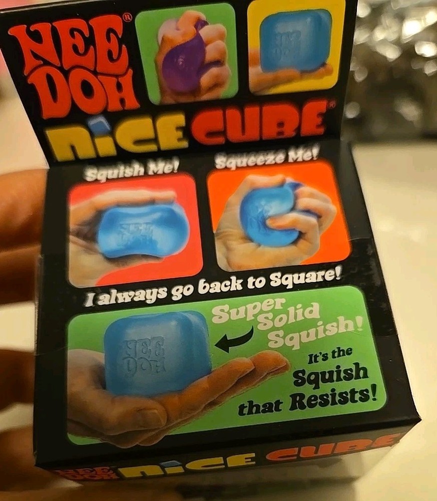 Schylling Nee Doh Nice Cube Purple Squeeze