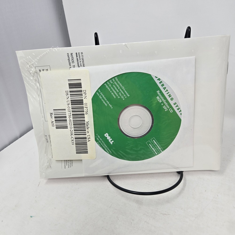Microsoft Windows 2000 Professional Quick start Guide Booklet w/Disc
