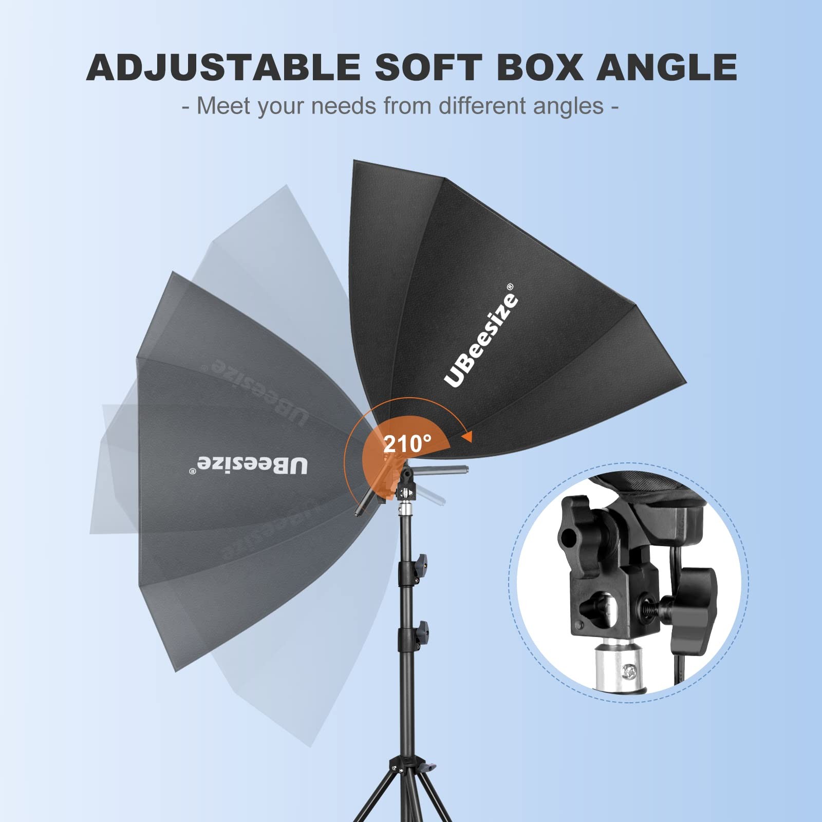 Softbox Photography Lighting Kit, 30"X30" Professional Softbox Lighting Kit w...