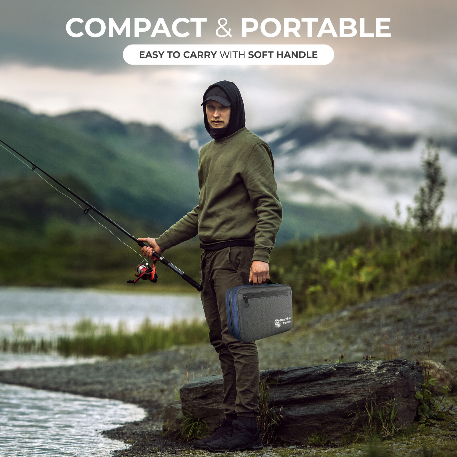 Reaction Tackle Deluxe Tackle Binder - Lots of Storage - Heavy Duty- Fishing Bag