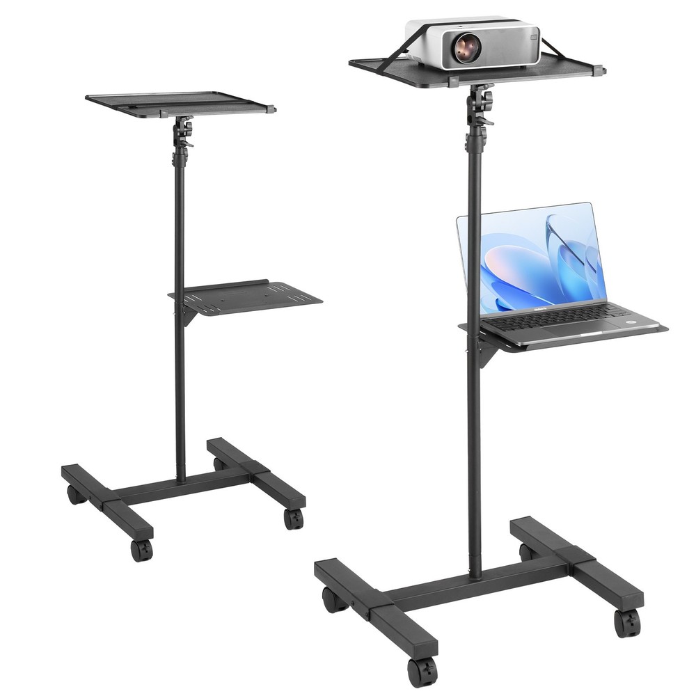 Projector Stand with Wheels,Projector Floor Stand Adjustable Height from 22.8