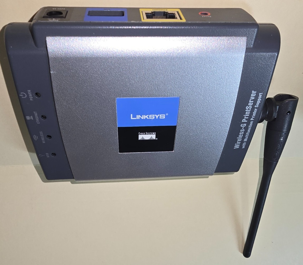 Linksys Wireless-G PrintServer WPSM54G V1.1 VG  tested