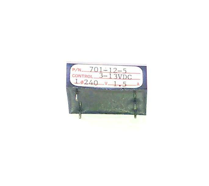 New Hamlin 701-12-5 Solid State Relay Single Phase 240 VAC 3-13 VDC Logic