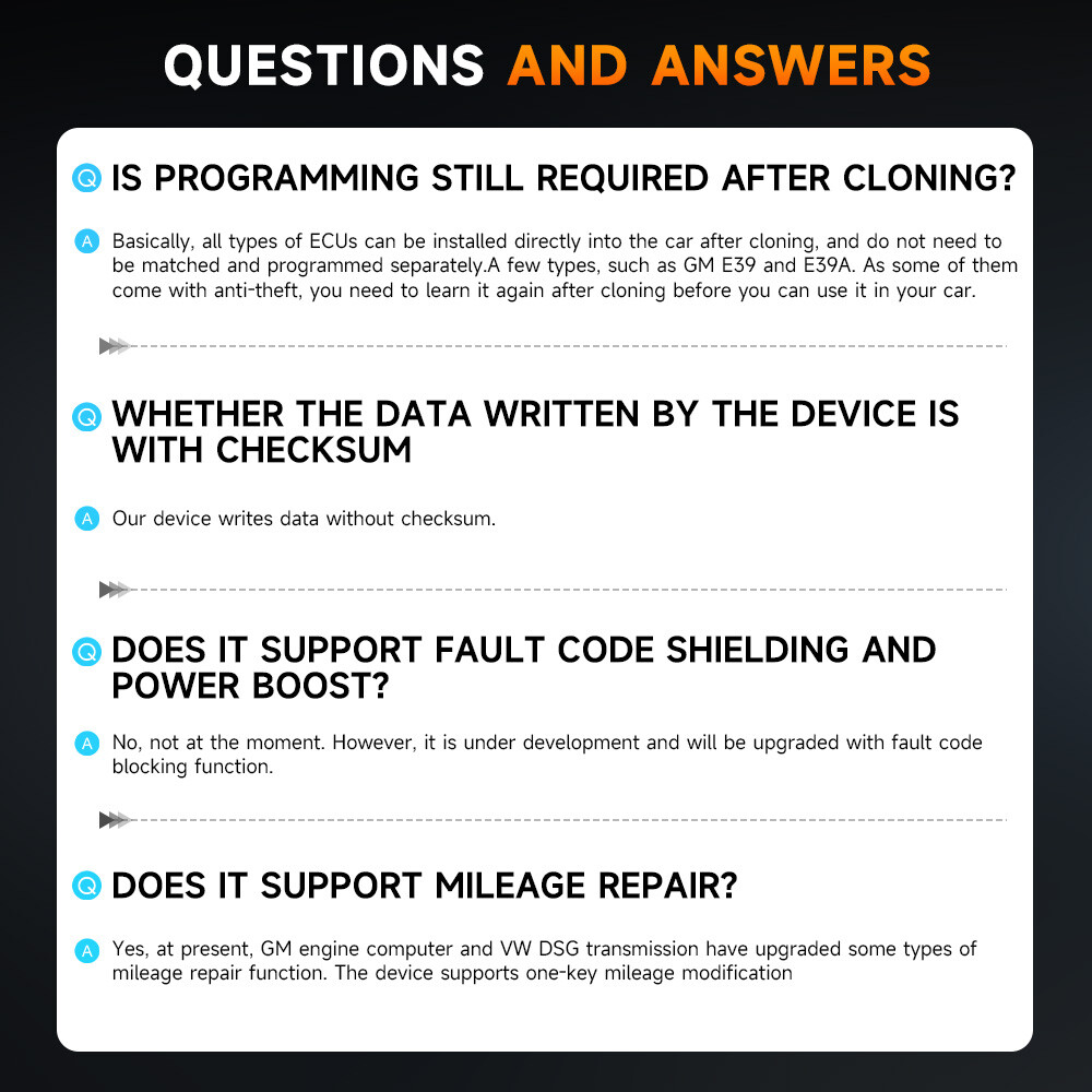 ANCEL EC500 TCM ECU Flashing Cloning Reset Initialization Read Write EEPROM Tool