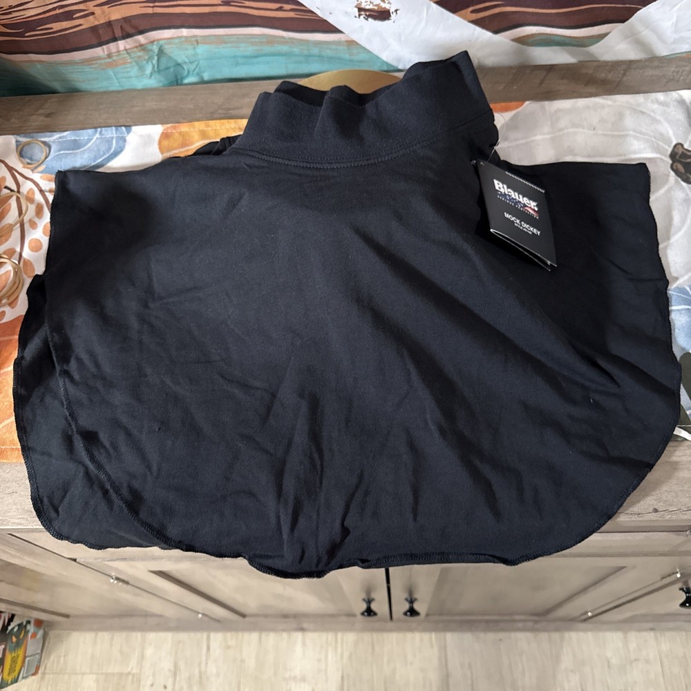 Blauer Mock Turtleneck Dickey Model #8119-11- Black - 3XL - #252