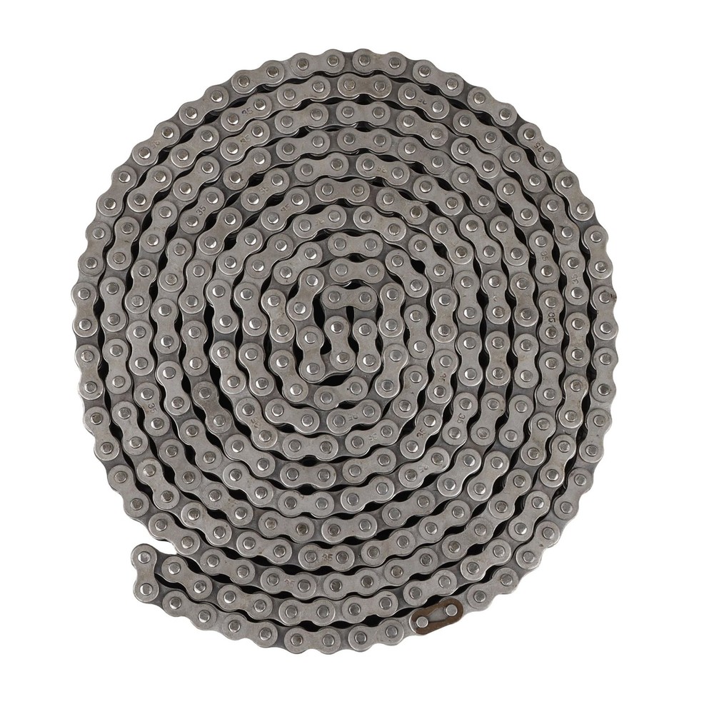 10 FT #35-2 Double Strand Roller Chain Set Includes 2 Connecting Links