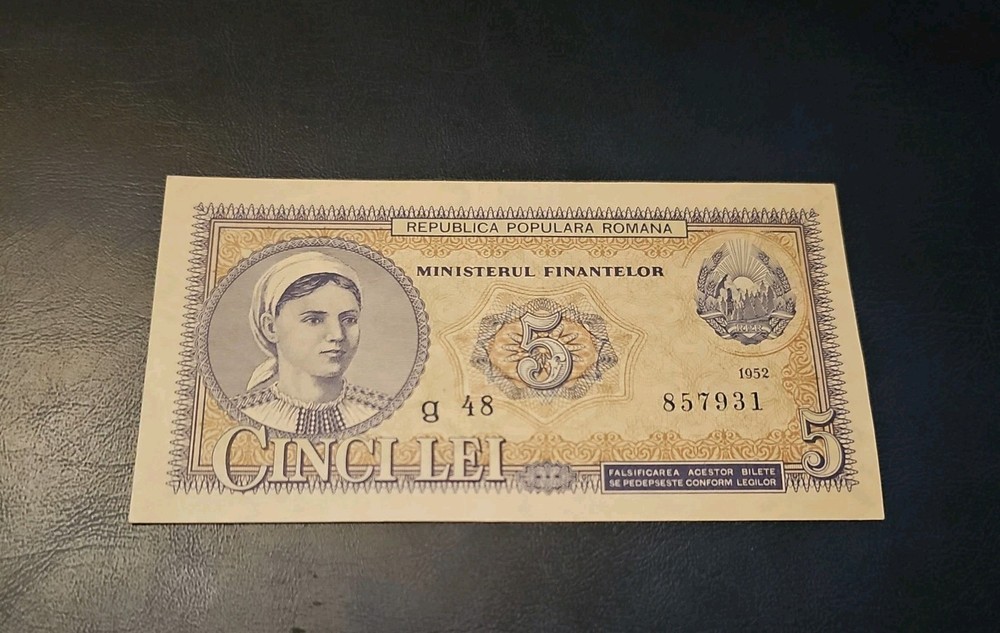 Romania  5  Lei  1952  P#83b