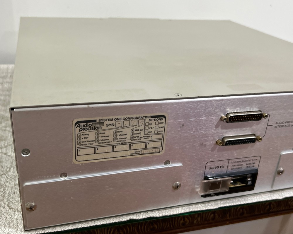 Audio Precision SYSTEM ONE A Version