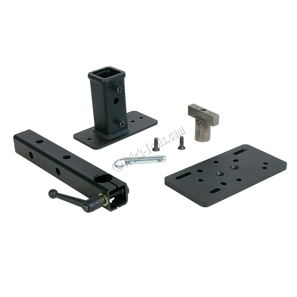 Swiveling Universal Mounting Plate with Wall/Vertical Receiver Mount